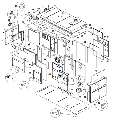 Housing (MDDCD, MDDCE, MDDCH and MDDCJ)“40MDDCA,”“55MDDCB ,”“65MDDCC,”“80MDDCD,”“99MDDCE,”“40MDDCF,”“50MDDCG,”&ldquo