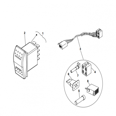 Remote Harness“40MDDCA,”“55MDDCB ,”“65MDDCC,”“80MDDCD,”“99MDDCE,”“40MDDCF,”“50MDDCG,”“65MDDCH,”“80