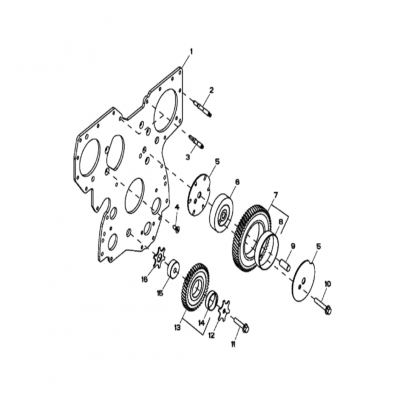 Group 36: Front Plate & Crankshaft Upper Idler Gears,  第36组：前板&曲轴上惰轮，“GM93289,”“GM93285,”“GM91650,”“GM85414,”“GM85412,”“GM8541