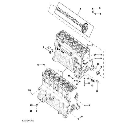 Group 46: Cylinder Block, continued  第46组：气缸体，“GM93289,”“GM93285,”“GM91650,”“GM85414,”“GM85412,”“GM85410,”“GM51613,”