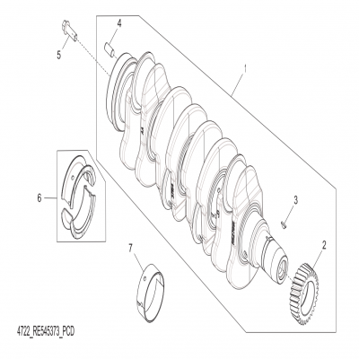 Group 47: Crankshaft, continued  第47组：曲轴，“GM93289,”“GM93285,”“GM91650,”“GM85414,”“GM85412,”“GM85410,”“GM51613,”&ldqu