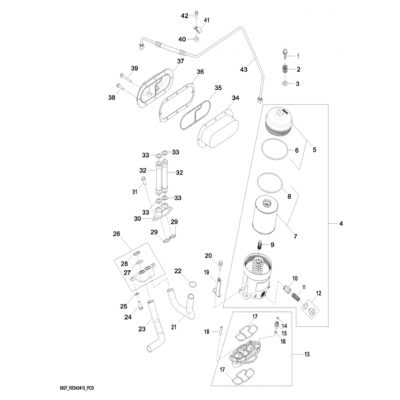 Group 59--1: Engine Oil Cooler, continued  第59-1组：发动机机油冷却器，“GM93289,”“GM93285,”“GM91650,”“GM85414,”“GM85412,”“GM85410,”“GM