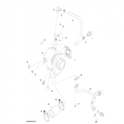 Group 65: Turbocharger  第65组：涡轮增压器“GM93289,”“GM93285,”“GM91650,”“GM85414,”“GM85412,”“GM85410,”“GM51613,”“GM867