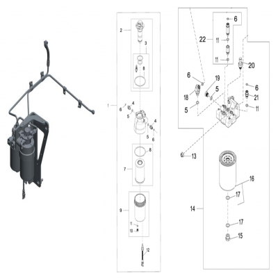 Group 81: Primary Fuel Filter, continued Variation 81BN, 81D2 Optional Agency Approval Installed Items. See Accessories Section for additional parts. 组81：燃油初级滤清器，续变81BN，81D2可选机构批准安装项目。有关其他部件，请参见附件一节。&