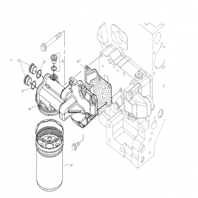 Oil Filter 4 Cylinder (MDDCA, MDDCB, MDDCC, MDDCF, MDDCG, MDDCK, MDDCL, MDDCM and MDDCN) 4缸机油滤清器  40MDDCA-  55MDDCB-  65MDDCC-  80MDDCD-  99MDDCE-  40MDDCF-  50MDDCG-  65MDDCH-  80MDDCJ-  35MDDCK-  40