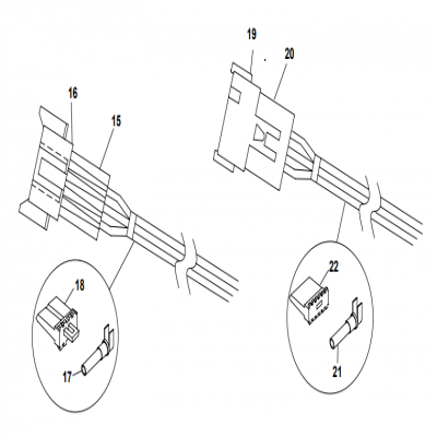 Wiring Harnesses&ldquo;40MDDCA,&rdquo;&ldquo;55MDDCB ,&rdquo;&ldquo;65MDDCC,&rdquo;&ldquo;80MDDCD,&rdquo;&ldquo;99MDDCE,&rdquo;&ldquo;40MDDCF,&rdquo;&am