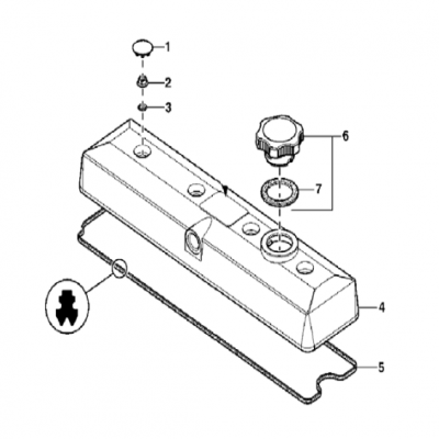 Group 11: Rocker Arm Cover, continued 第11组：摇臂盖，