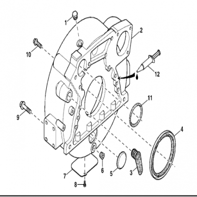 Group 14: Flywheel Housing 第14组：飞轮壳