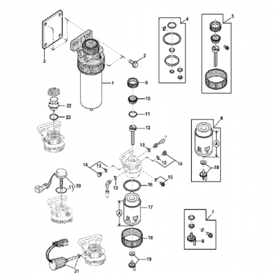 Group 35: Secondary Fuel Filter  第35组:燃油滤清器“GM93289,”“GM93285,”“GM91650,”“GM85414,”“GM85412,”“GM85410,”“GM51613,”&ld