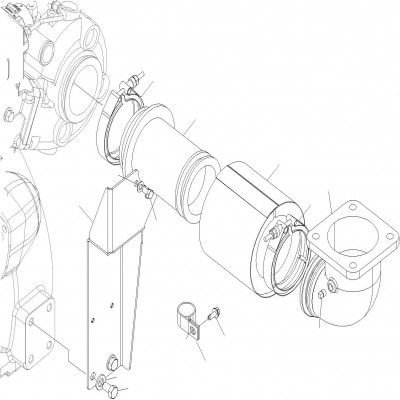 Dry Exhaust (With Sound Shield) 干式排气 （带隔音罩）  40MDDCA-  55MDDCB-  65MDDCC-  80MDDCD-  99MDDCE-  40MDDCF-  50MDDCG-  65MDDCH-  80MDDCJ-  35MDDCK-  40MDDCL- 55MDDCM-  65MDDCN-  80MDDCP-  99MDDCR-  55MDDC